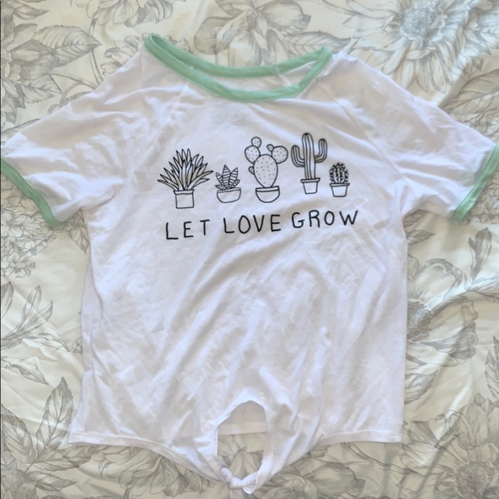 Succulent Let Love Grow T Shirt